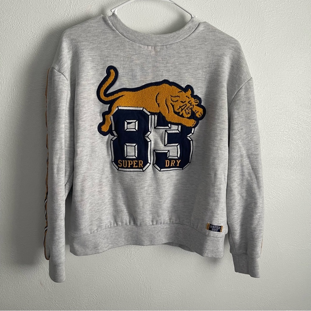 Superdry boys sweatshirt size 8 GUC heavyweight